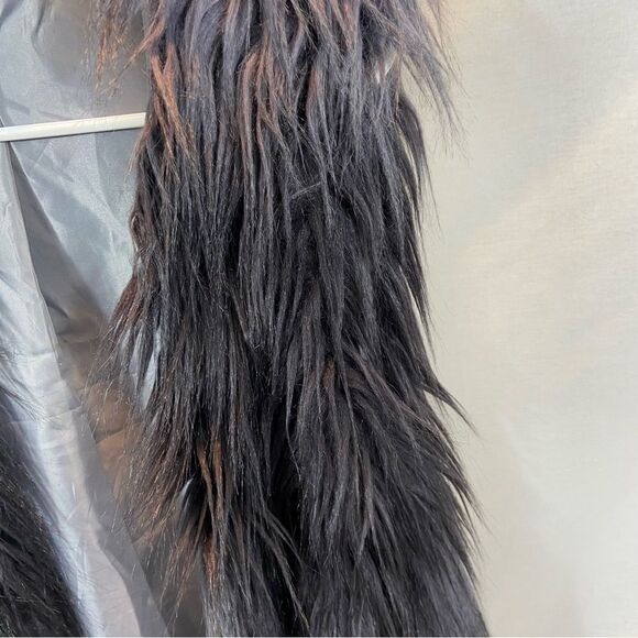 Valerie Stevens Ombré Faux Fur Open Front Vest Size Large - Picture 12 of 12